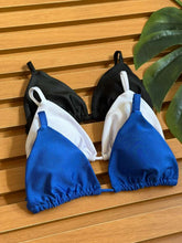 KIT 3 Biquini Cortininha Regulador Preto/Branco/Azul Bic