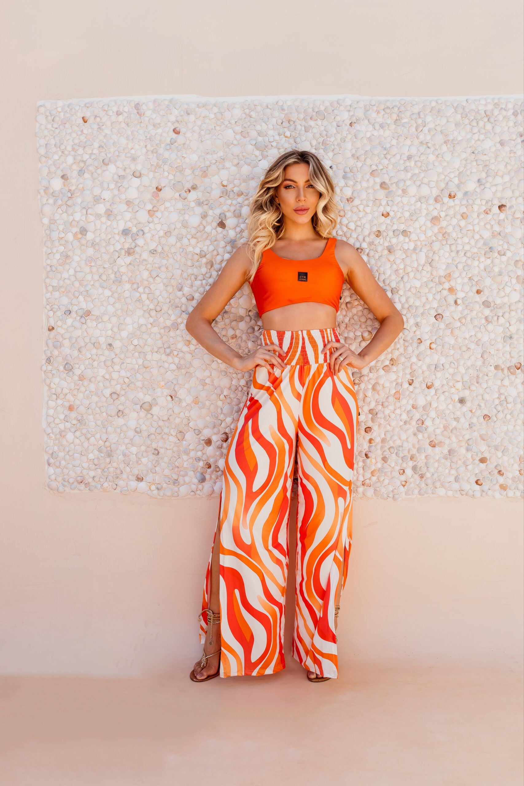 Cropped Citrine Basic Sport Ondas Ref: 521