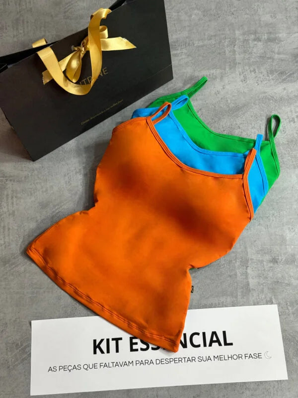 Kit 3 Regata com Bojo Laranja/Azul Céu/Verde Bandeira