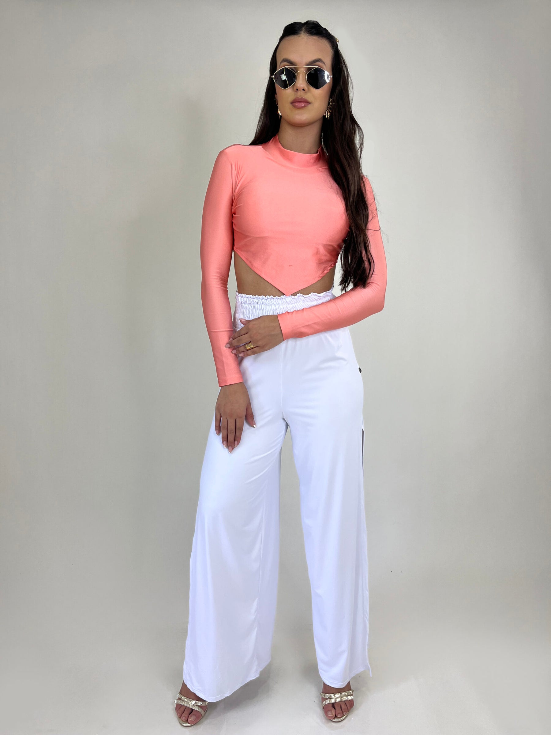 Cropped Seta Manga Longa Ref: 318