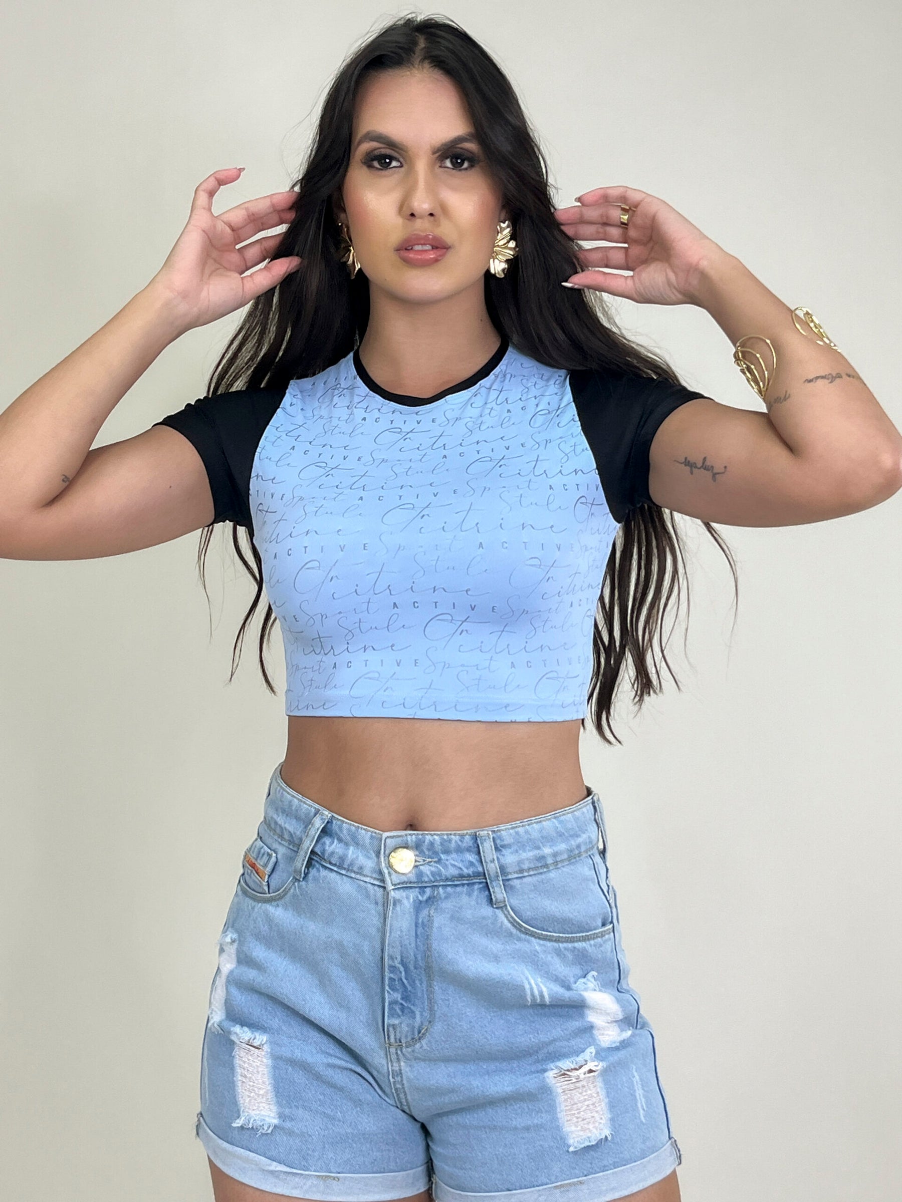 Cropped Gola O Personalizado Ref: 205
