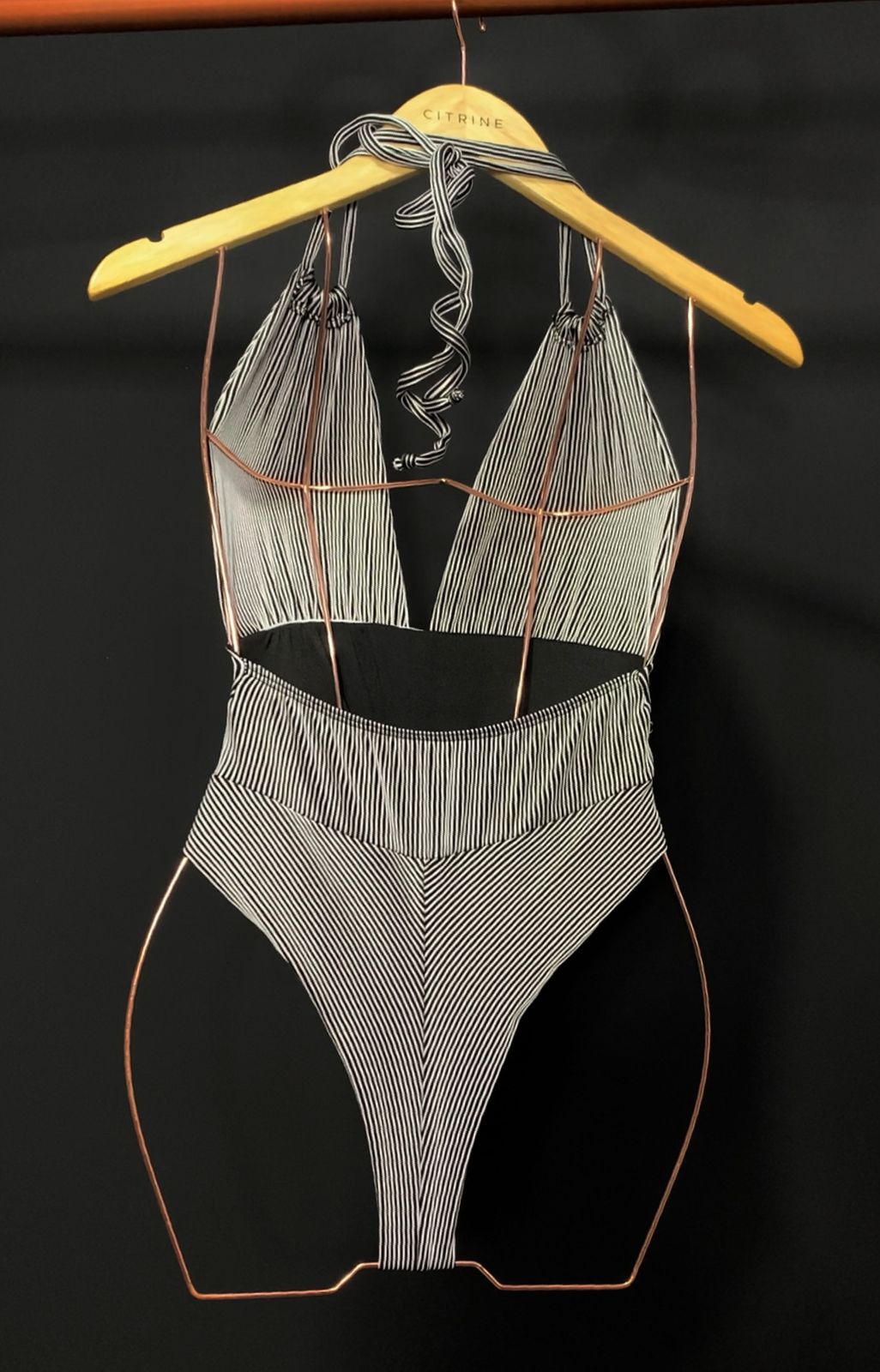 Body Maiô Celeste 3D Branco Ref: 56