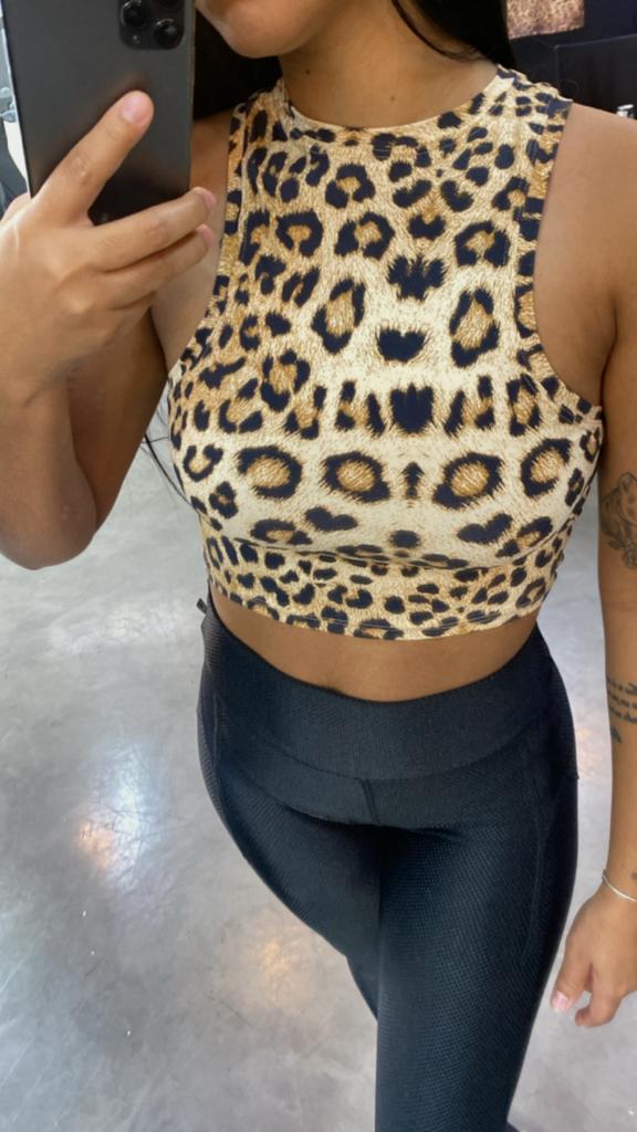 Cropped Arenite Animal Print Ref: 438