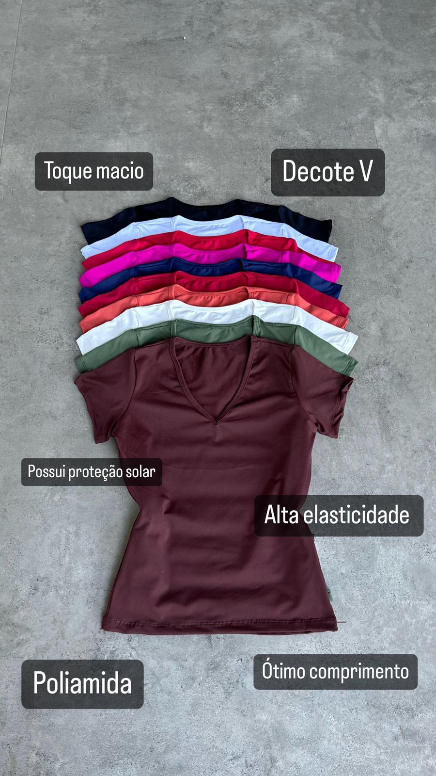 Blusa Baby Look Gola V Ref: 011