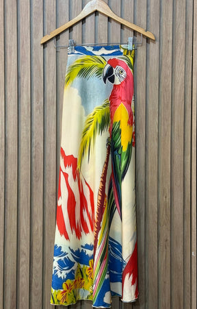 Conjunto Body Maiô e Saida de Banho Jungle Localizada