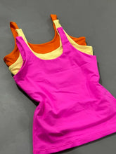 kit 3 Regatas Basic Pink Claro/Abacaxi/Laranja