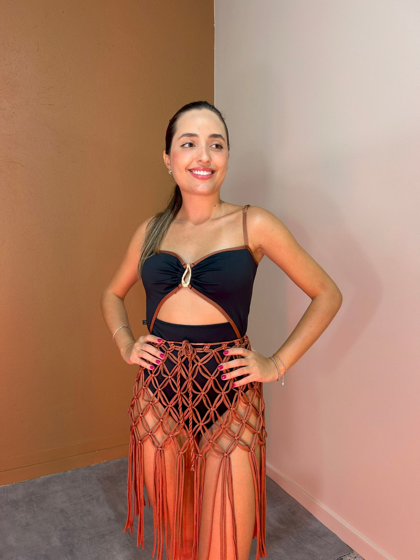 Body Maiô Fatima Mix Decote U Ref: 885