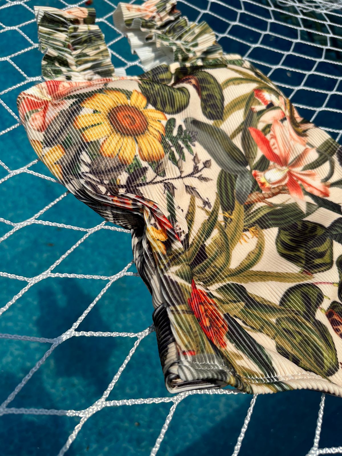 Body Maiô Maria Floral Off Ref: 105