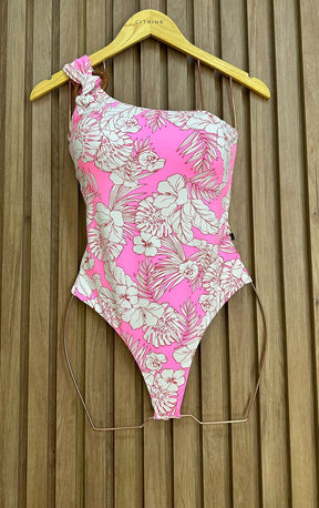 Body Maiô Nula Manga Fivela Estampado Ref: 477