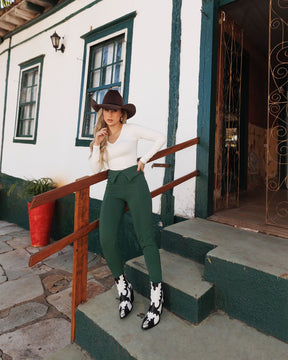 Blusa Baby Look Gola V Manga Longa Ref: 023