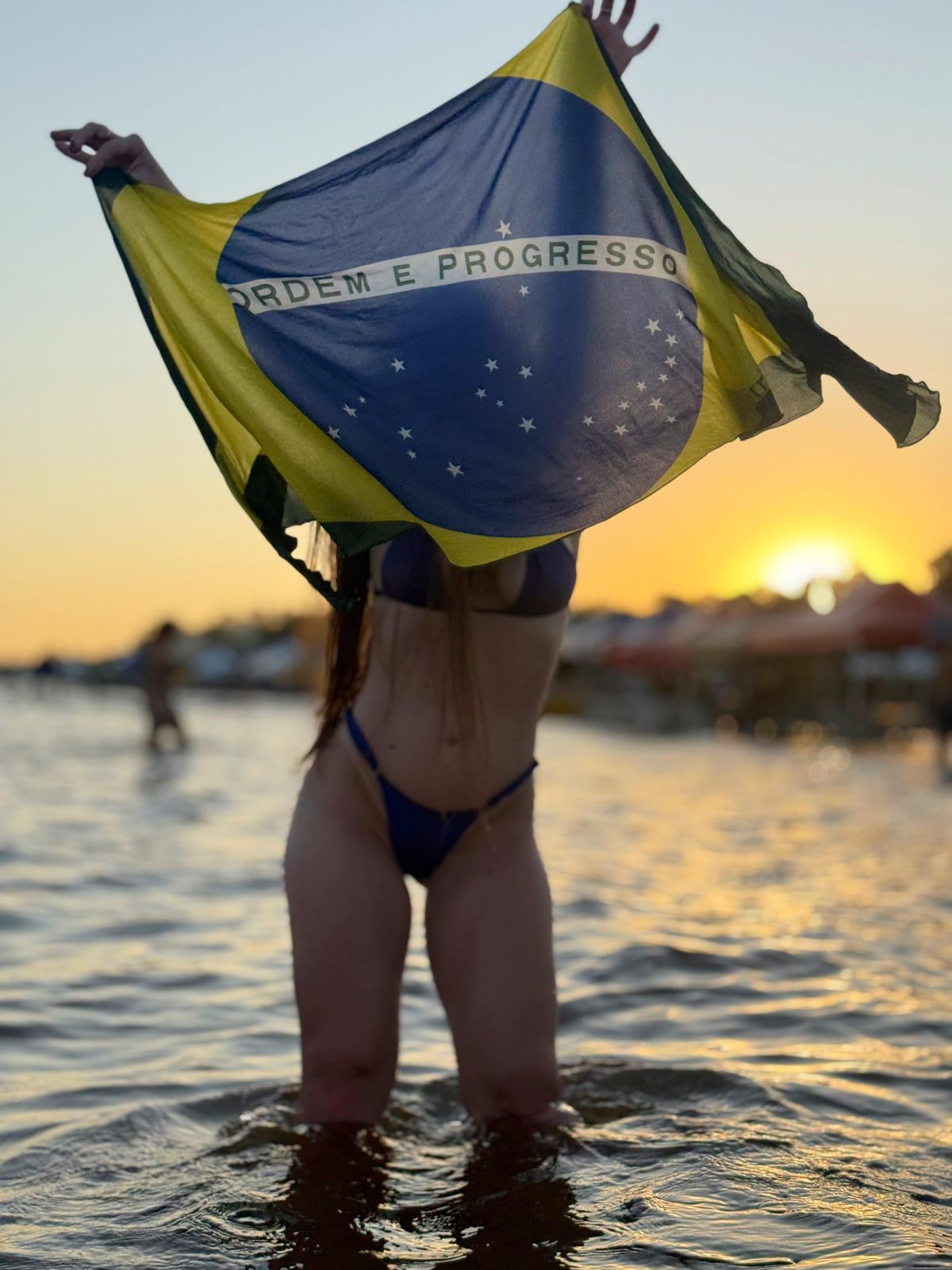 Saida de Banho Curta Lenço Brasil