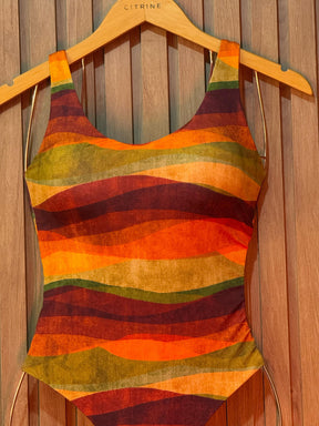 Conjunto Body Maiô e Saida de Banho Boêmia