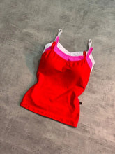 Kit 3 Regatas com Bojo Vermelho/Pink Claro/Branco