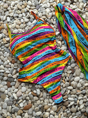 Body Maiô Regatão Tirinhas Aruanã Ref: 125